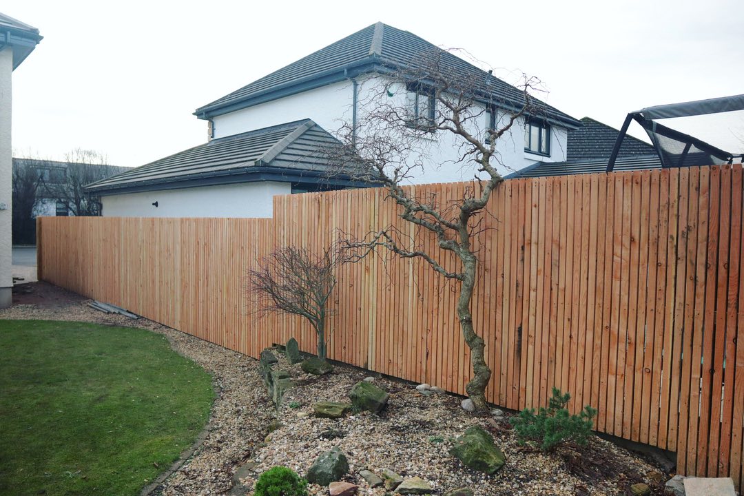 Feather edge fencing contractor in Musselburgh, contact JDS for a feather edge fence installation quote in East Lothian