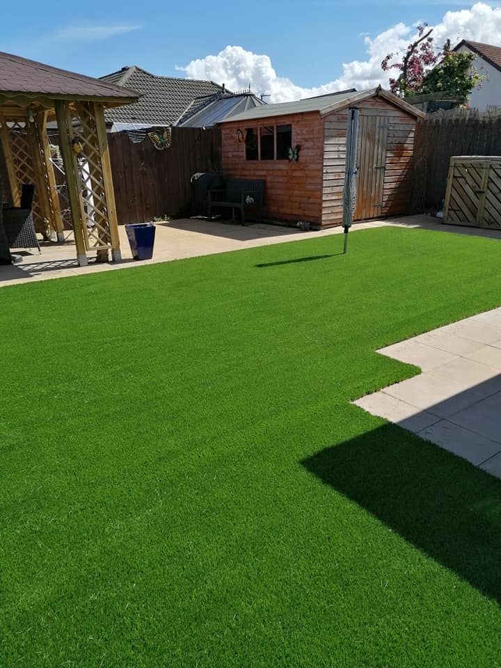 New artificial grass installation in Edinburgh by Planet Grass, click here for prices and a quote