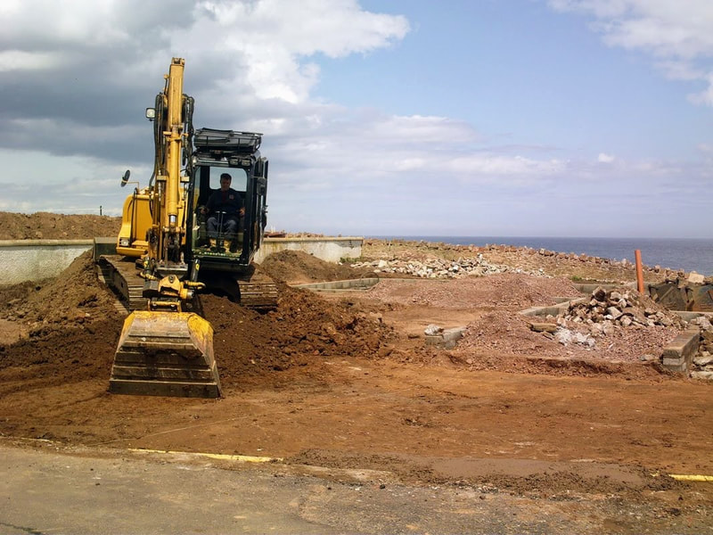 operated excavator hire East Lothian