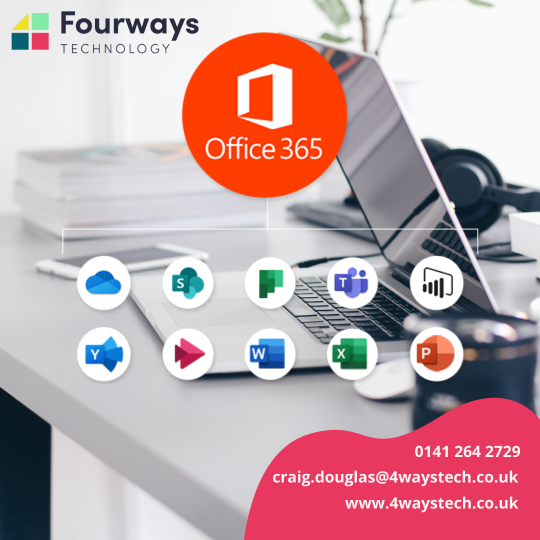 Microsoft Office 365 Support and Integration in East Lothian, Scotland by Fourways