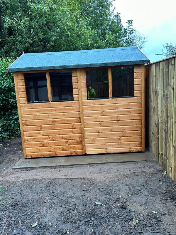 Garden shed installation in East Lothian, click here for a garden shed installation quote anywhere in East Lothian