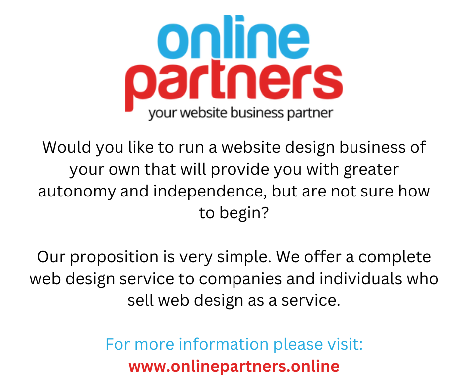 Website design franchise in the UK by Online Partners, click here for more info