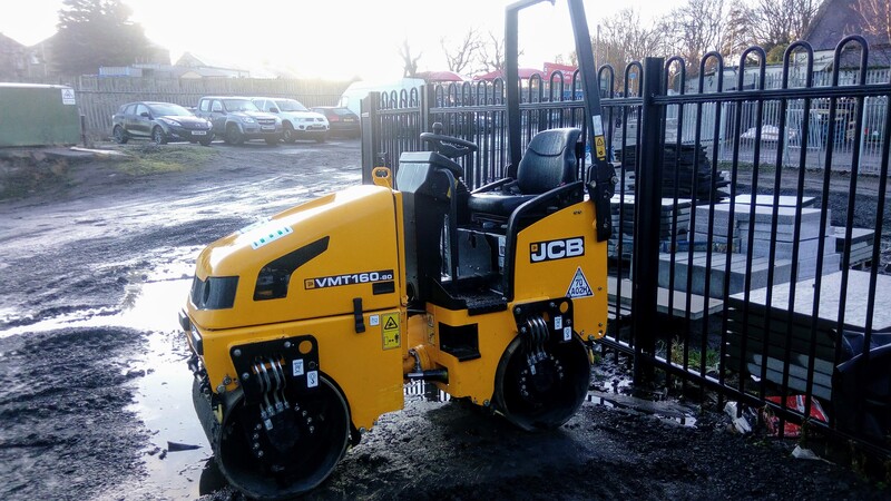 JCB 80 & 120 Ride on road roller hire East Lothian, click here and order online