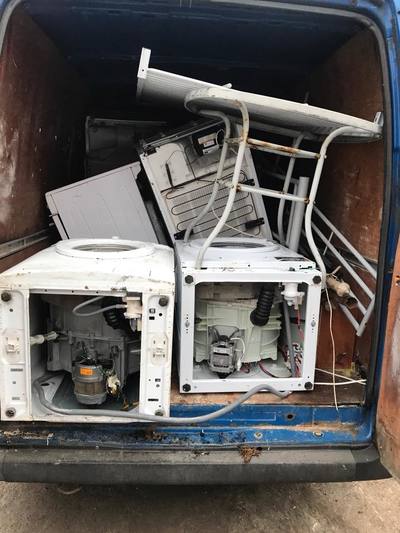 Scrap metal and old appliance collections in East Lothian and Edinburgh, click here and book online
